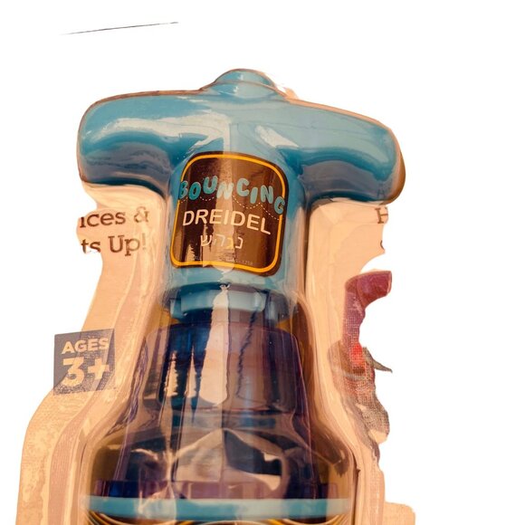 Bouncing Dreidel Toy With Lights Up & Spinning Action Ages 3+ Batteries Includ - Picture 8 of 8